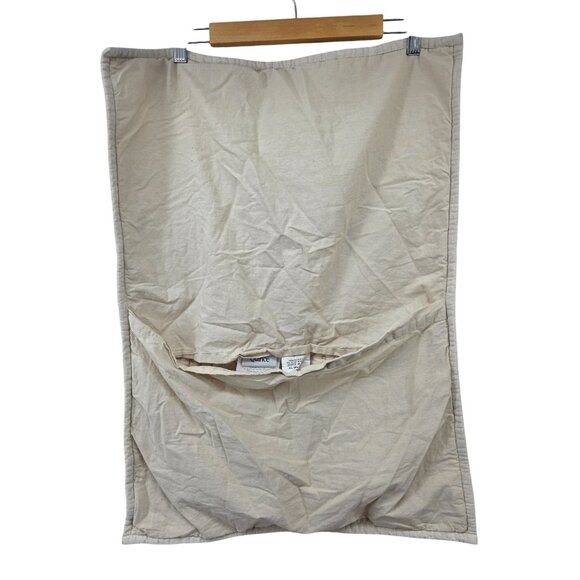 Quince Quilted Stitch Sham Set 20" x 26" 55% Linen 45% Cotton - Picture 6 of 10